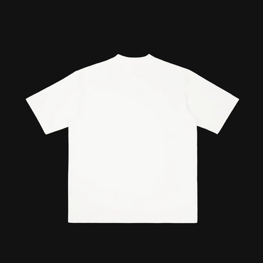 Jordan Script Graphic Tee | Retro Red Black Brushstroke Design