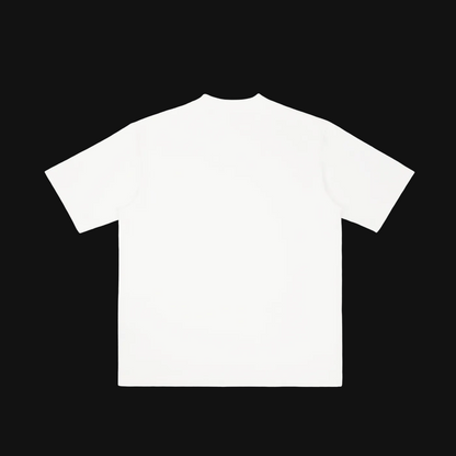 Jordan Script Graphic Tee | Retro Red Black Brushstroke Design