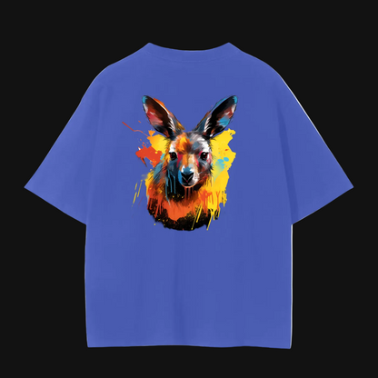 Colourful Aussie Tee | Australian Wildlife, Watercolour Splash