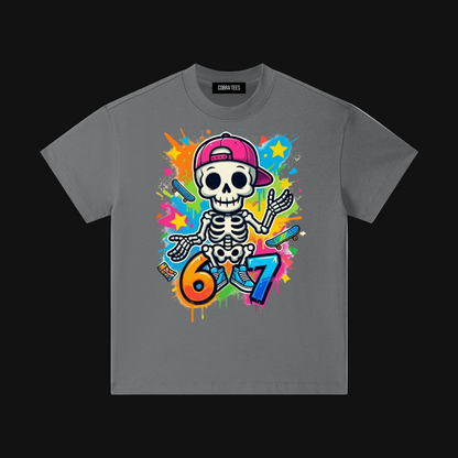 Skater Skeleton 67 | Kids Tee