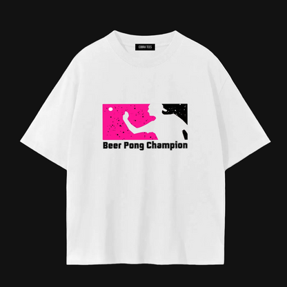 Beer Pong Champion Tee | Beer Pong Graphic Tee, Party Shirt