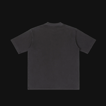 Jordan Brushstroke Logo Tee | Retro Red Black Typography