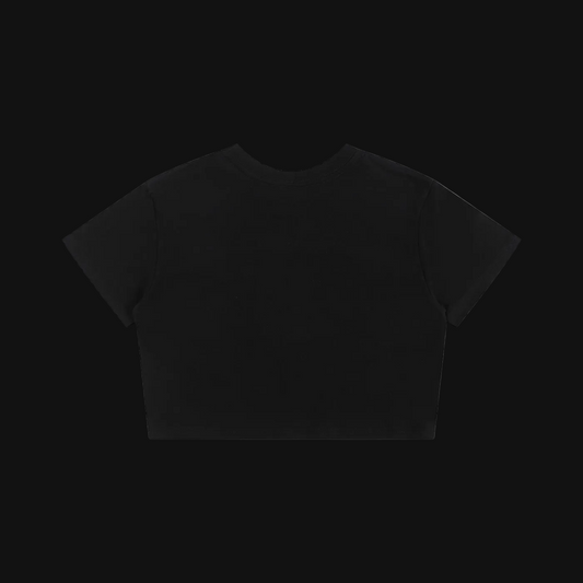 Alien Pointing Let's Get Fucked Up Crop Tee | Alien Graphic Crop Top