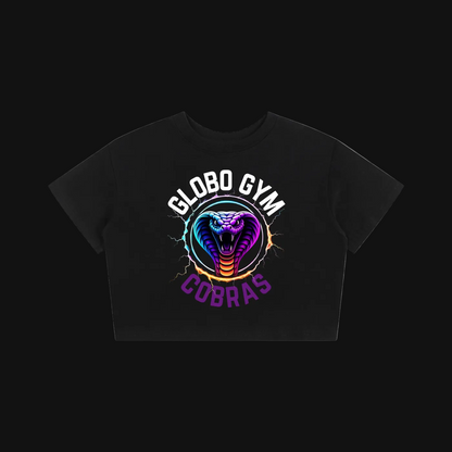 Neon Cobra Head Crop Tee | Global Gym Cobras
