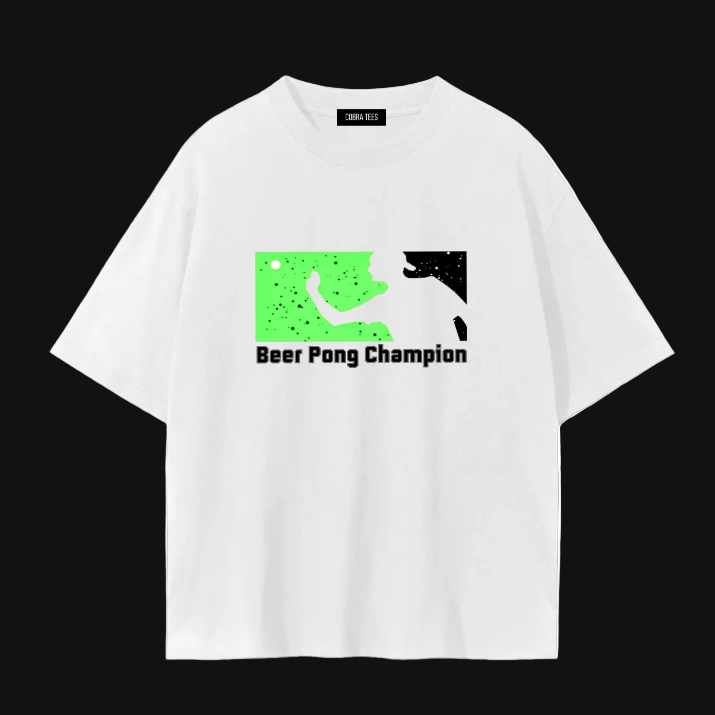 Beer Pong Champion T-Shirt | Party Drinking Game Tee