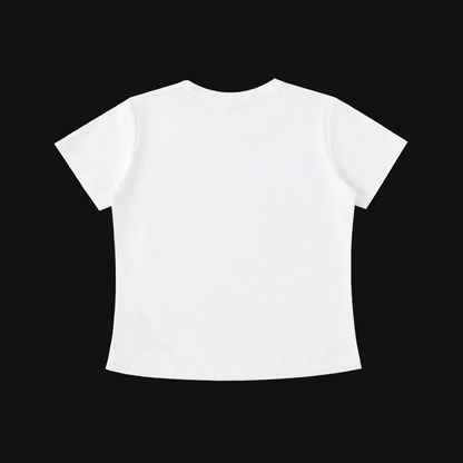 Women's Jordan Graphic T-Shirt | Retro Red Black Basketball Tee