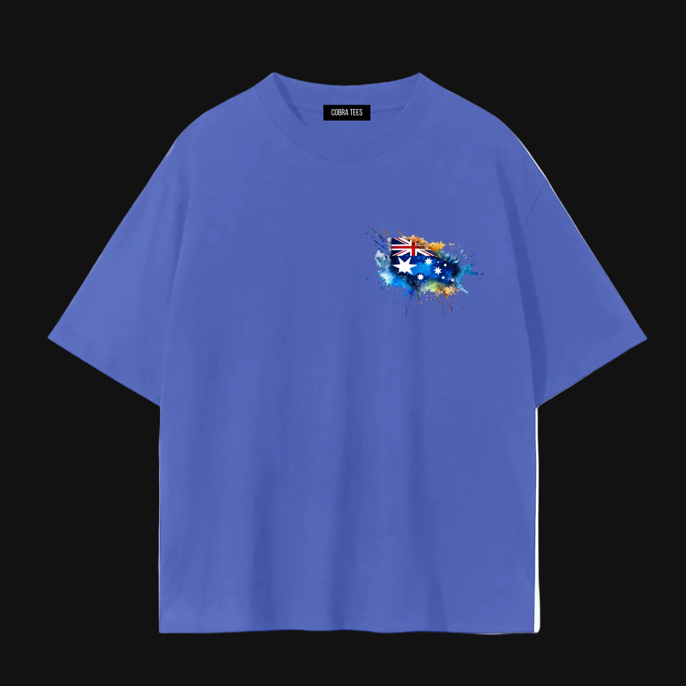 Colourful Aussie Tee | Australian Wildlife, Watercolour Splash