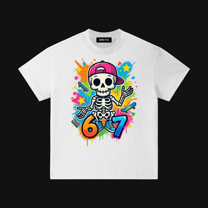 Skater Skeleton 67 | Kids Tee