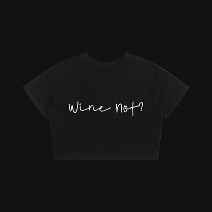 Wine Not Women's Tee | cropped casual top
