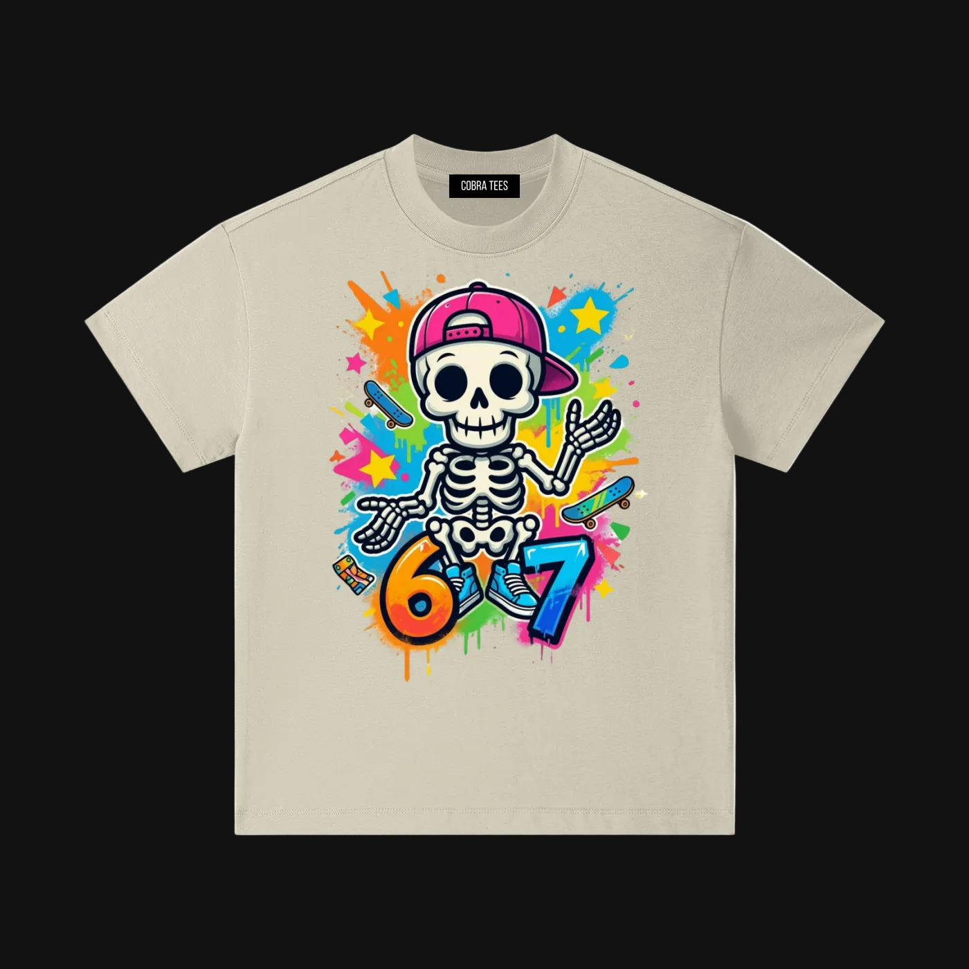 Skater Skeleton 67 | Kids Tee