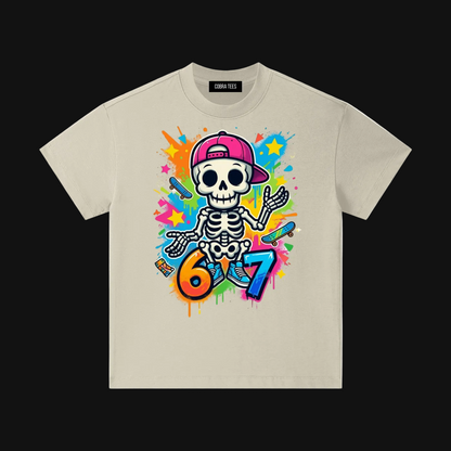 Skater Skeleton 67 | Kids Tee