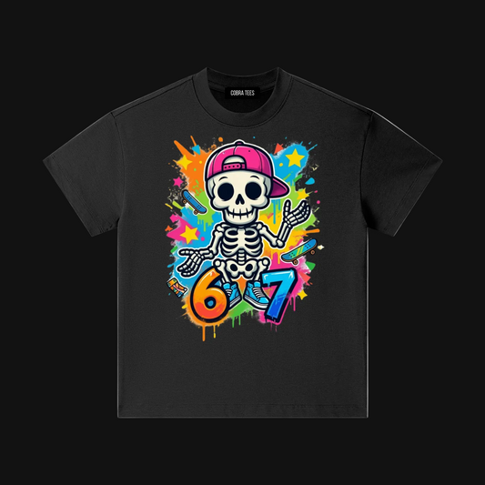 Skater Skeleton 67 | Kids Tee