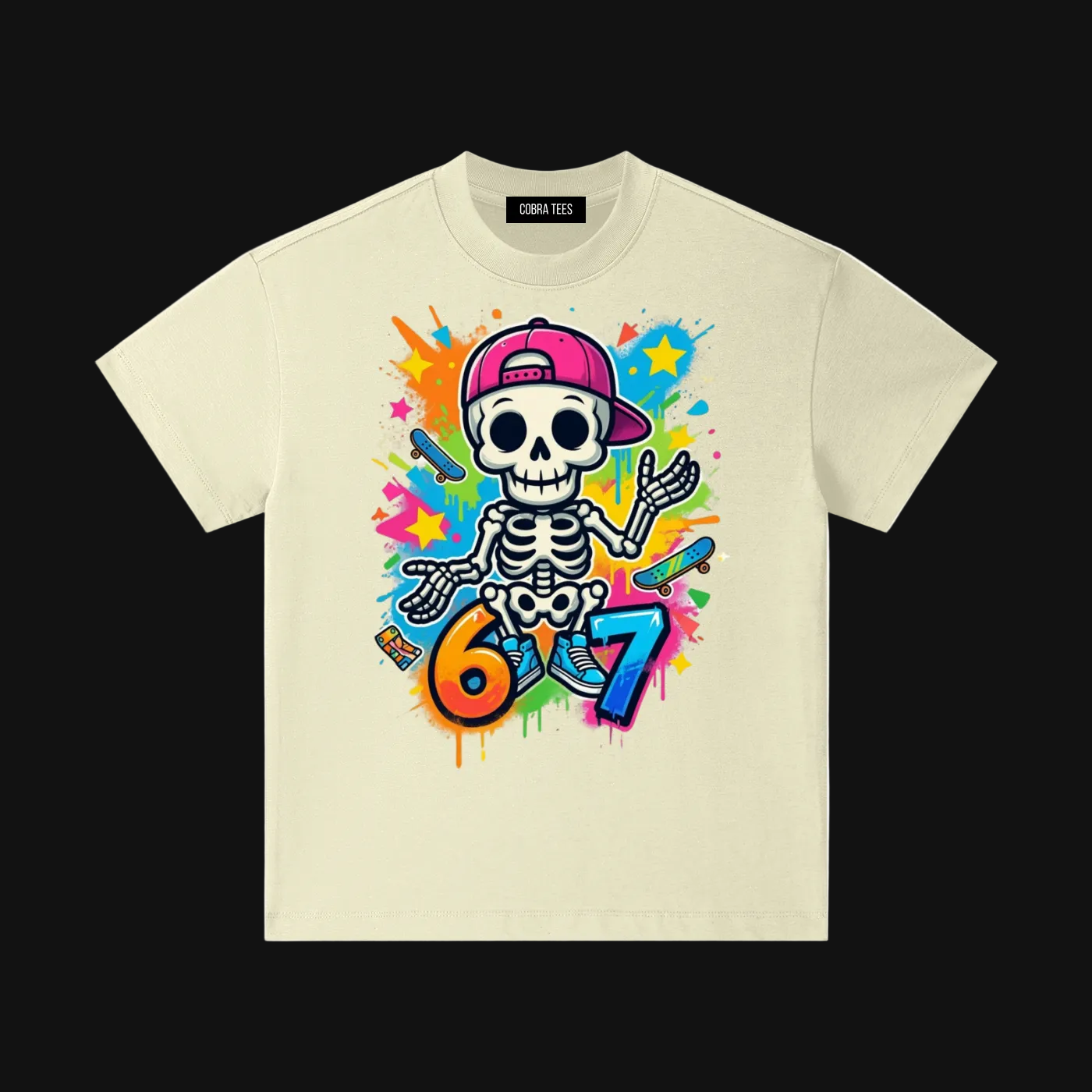 Skater Skeleton 67 | Kids Tee